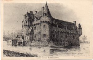 L'ancien château du Breignou d'après le croquis de Fréminville