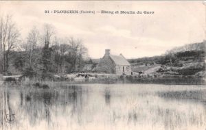 Etang et moulin du Garo - Coll. François Trébaol